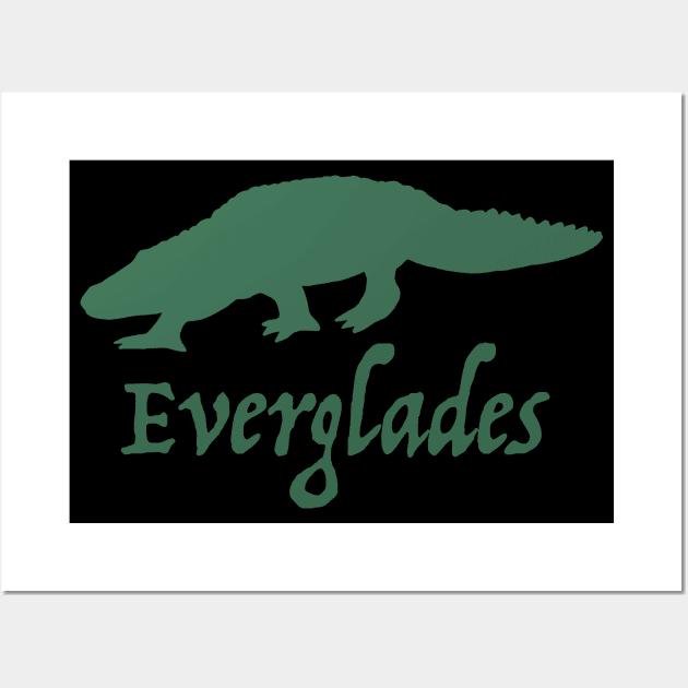 Everglades Gator Walking Wall Art by SNK Kreatures